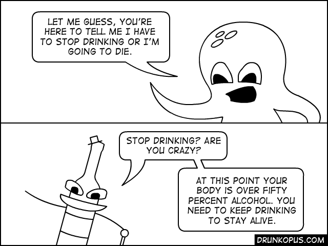 Drunkopus comic