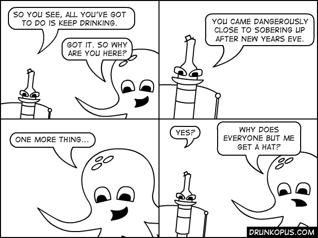 Drunkopus comic