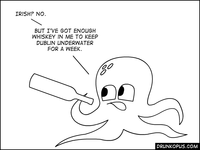 Drunkopus comic