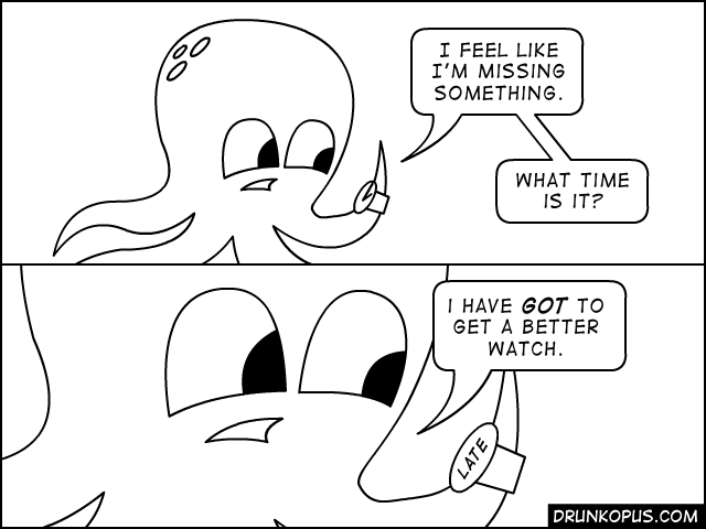 Drunkopus comic
